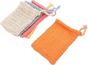 Beaupretty Cotton Linen Soap Gentle Cleanser for Hand Wash Foaming Exfoliating Body Scrubbers Soap Storage Pouch