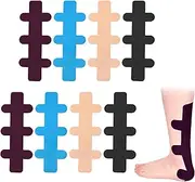 Thoquene Pack of 10 Kinesiology Tape for Heel Tendon, Kinesiotapes, Pre-Cut, Skin-Friendly Sports Tape