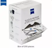 200/box Zeiss Moistened Cleaning Cloths for Camera Lenses Binoculars and Scopes