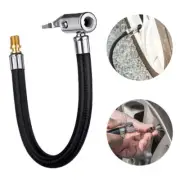 Tire Inflator Hose Replacement Air Pump Tube Inflatable Chuck Lock for Car Bike