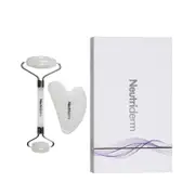 Neutriderm White Jade Facial Roller and Gua Sha Set
