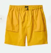 Brixton Men's Jupiter Service Crossover Shorts - YELLOW