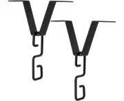 Pndeyo 2 Sets Rain Chain Clip Gutters Adapter, V Type Rain Chimes Connector Holder, Alloy Gutter Clip Hook Hanger Outside Hardware for Rain Catcher Rain Di