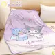 【享夢城堡】法蘭絨毯90x120cm(三麗鷗酷洛米Kuromi 交換禮物-紫)