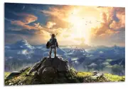 The Legend of Zelda Canvas Poster 17x12" Wall Art Home Decor Unframed Zelda-01