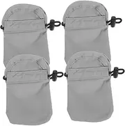 Yardwe 4pcs Anti-Scratch Dog Shoes Cat Shaving Gloves Pet Grooming Boots Scratch Deterrent Cat Shoes for Pet Care Accessories
