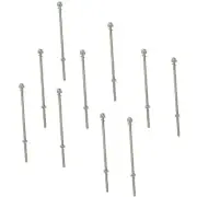 50 PC Type 316 Stainless Steel Hand Swage Long Thread End Fitting
