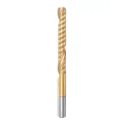 4mmx32mm Titanium Plated High Speed Steel Single Flute End Mill Bit 55mm Length