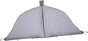 GRIRIW Lightweight Mosquito Net for Hammocks Protection Encrypted Mesh with Double Ended Zipper Easy Setup for Camping and Hiking Grey