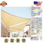 Durable Waterproof 8' x 9' x 12' Right Triangle Sun Shade Sail - 3