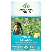 Organic India, Tulsi Cleanse Tea, Caffeine-Free, 18 Infusion Bags, 1.02 oz (28.8 g)