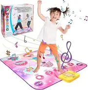 AUTOWT Musical Mat for Kids - Princess Themed Dance Play Mat, Educational Learning Musical Sensory Toys - Girls Birthday Gifts (Pink)