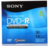 Sony Handycam DVD-R 30 Min 1.4GB/GO Recordable