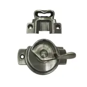 Andersen Lock & Keeper Kit w/ Screws Passive 3/4" Glass - 9015627 - Satin Nickel