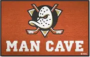 FANMATS 14390 NHL Anaheim Ducks Nylon Universal Man Cave Starter Rug