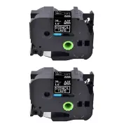 2PK Compatible with Brother P-Touch STE-161 Etching Stencil Tape Label 36mm
