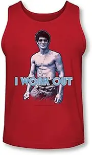 [Bruce Lee] Mens Lee Works Out Tank-Top