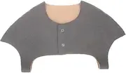 Warm Shoulder Vest Hump Woman Support Shoulder Brace Straps Posture Lumbar Support Shoulders Belt Pulleys Velvet Grey