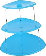 TOPPERFUN Foldable Party Cake Stand Wedding Cupcake Stand for Party Pedestal Cake Stand Cake Holder Stand for Decorating Cupcake Tower Stand