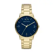 Armani Exchange Cayde Gold and Blue Men's Watch AX2749