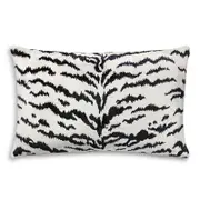 Scalamandre Tigre Lumbar Decorative Pillow, 22 x 14