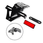 Motorcycle Adjustable Angle License Number Plate Frame Holder Bracket SA