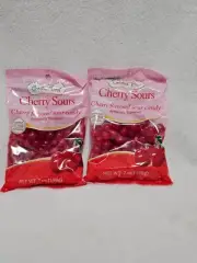 Coastal Bay Confections Cherry Sours Candy NEW 2 Bags