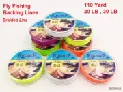 Rudder braided Fly Fishing Backing Line Leader Line 20 lb 30 LB 100 M 110 Yard