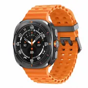 Samsung Galaxy Watch Ultra LTE 47mm Titanium Grey w/ Orange Marine Band SM-L705FDAAXSA