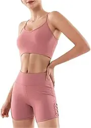 [LNYHLXS] Yoga Wear Two-Piece Sports Underwear Shorts Gym Set