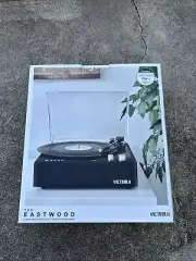 Dual Bluetooth Connectivity Turntable – Elegant Espresso Finish for Vinyl Lovers