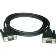 C2G 52039 DB9 F/F Serial RS232 10ft Null Modem Cable Black