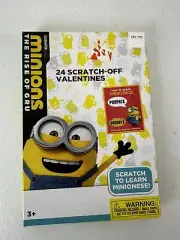 Valentines The Minions the Rise of Gru 24 Scratch Off to learn Minionese