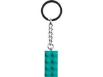 [LEGO] Bright Bluish Green 2x4 Stud Key Chain