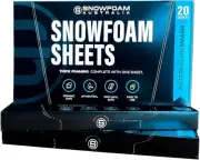 Snow Foam Eco-Friendly Thick Foam Car Wash Sheets - 20-Pack, Watermelon Smash...