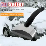 Stainless Steel Snow Remover Ice Scraper Car Windshield Scrapper Tool Durable AU