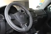 New Stitch On Steering Wheel Skin Wrap Cover Grey Strip Style w/Needle & Thread (for: Toyota)