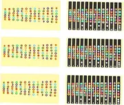 VICASKY Guitar Fretboard Decals Stickers for Boys and Girls Aesthetic Design Easy to Use and Carry Guitar Scale Stickers