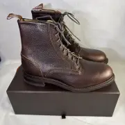 RM Williams Risden Boots Men Size AU/UK 8 US 9 EU 42 Brown Pebbled