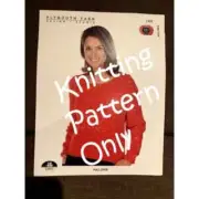 New Plymouth Yarn Design Studio S402 Pullover Sweater Knitting Pattern
