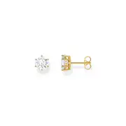 Buy Ear studs with big, white zirconia by Thomas Sabo online - THOMAS SABO Australia