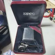 Zippo lighter tie pin with clock with serial number made in 2000 unused from JP
