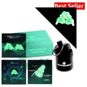 Compact Afterglow High Fidelity Earplugs - Noise Reduction for Festivals & Raves