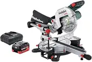 [metabo] 18 V Brushless Sliding Compound Mitre Saw Kit, 216 x 30 mm