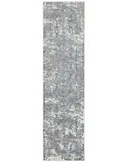 [Rug Culture] Kendra Yasmin Distressed Transitional Runner Rug in Grey