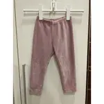 全新｜UNIQLO 嬰幼兒內搭褲(10分)( 燈芯絨）-粉色PINK 90