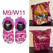 Walt Disney Cheshire Cat Alice Wonderland Crocs Shoes Adult M9/W11 SEALED IN BAG