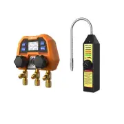 Elitech Smart Manifold Gauge Halogen Refrigerant Leak Detector DMG-4B&WJL-6000S