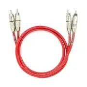 Kit 2 RCA silver cables of 1 meter and 6 meters Stetsom