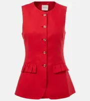 [Posse] Posse Matilda linen vest UK 14 red